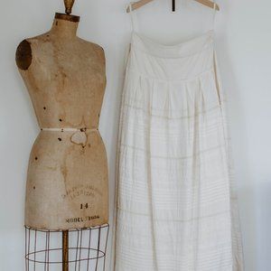 BHLDN, Bridal, Ivory, Skirt, Maxi, Ball Gown, Silk